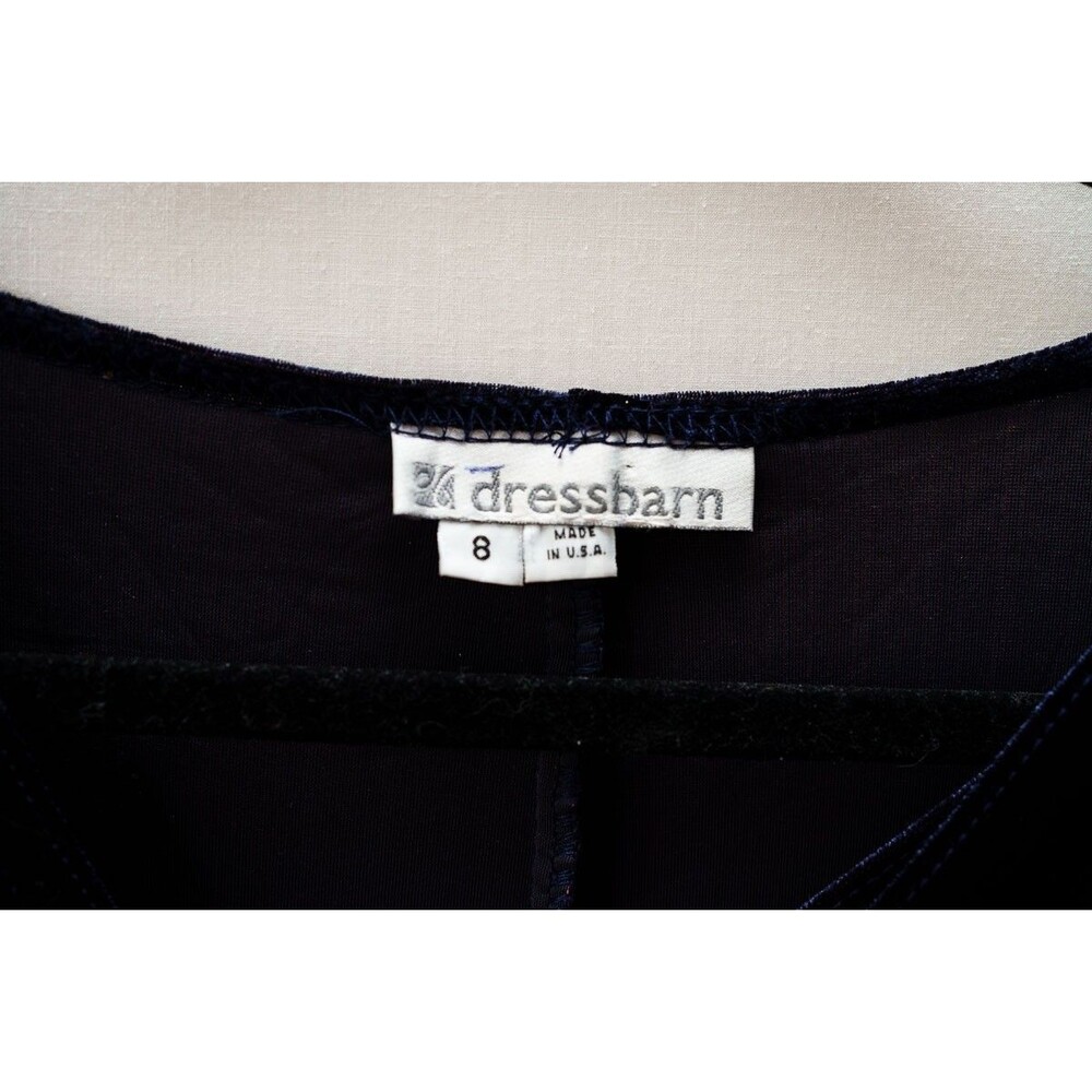 Dressbarn USA Dress 8 velvet purple maxi velour goth whimsygoth witchy Vintage - Picture 2 of 6